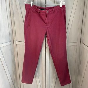 Maroon trousers